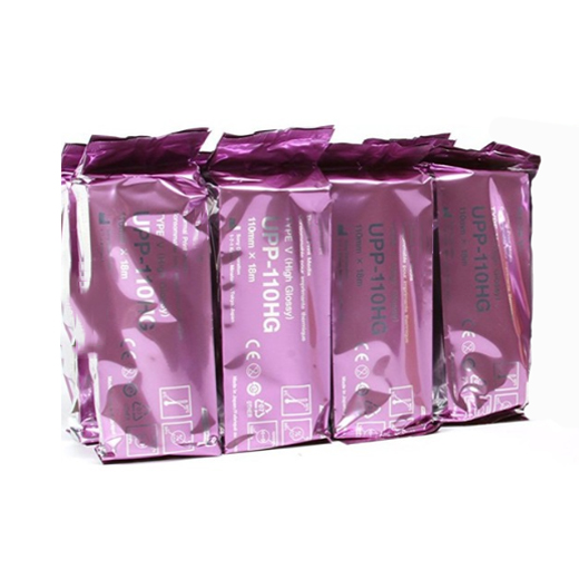 Rolo de papel térmico de ultrassom 110HG brilhante alto