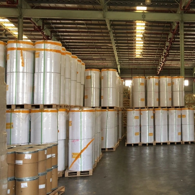 rolo de papel enorme térmico bruto de tamanho personalizado