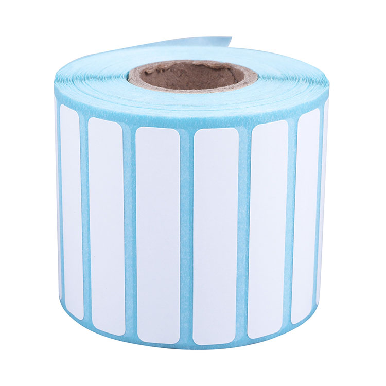 Amostra grátis de impressão de supermercado etiqueta de preço autoadesiva com código de barras em rolo de papel