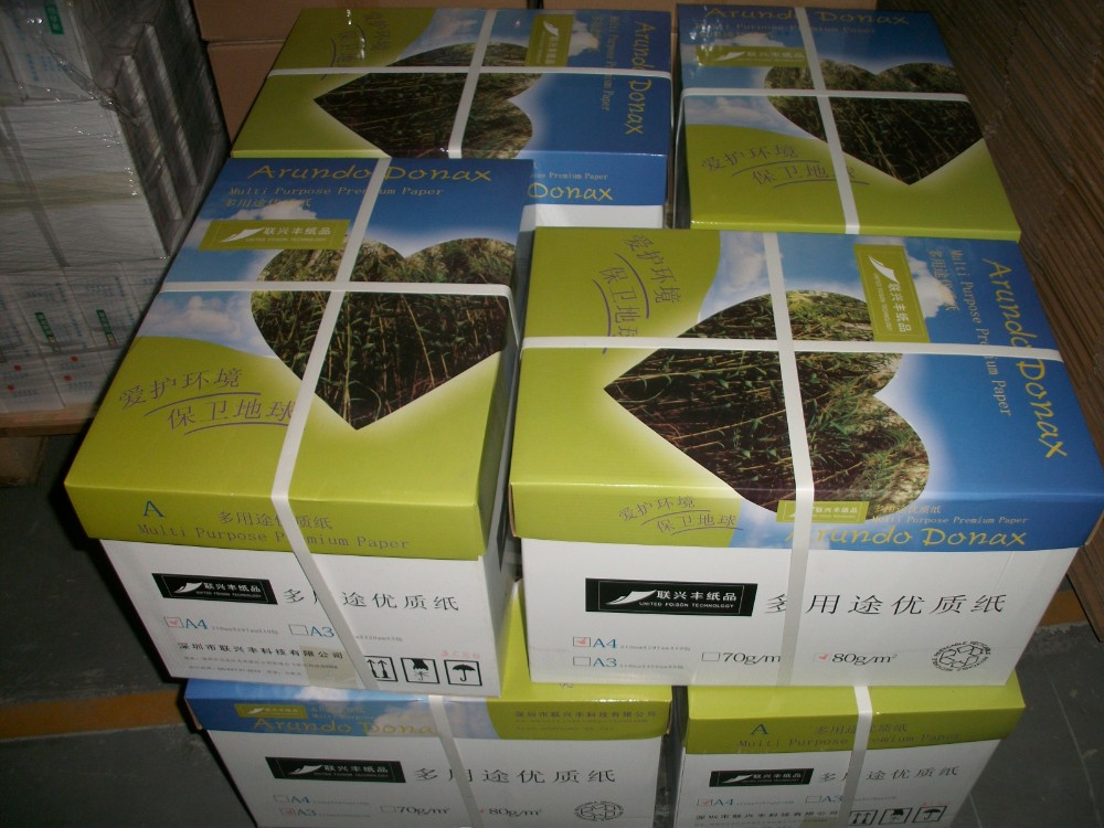 Papel de cópia de impressão de computador de tamanho A4 de qualidade premium