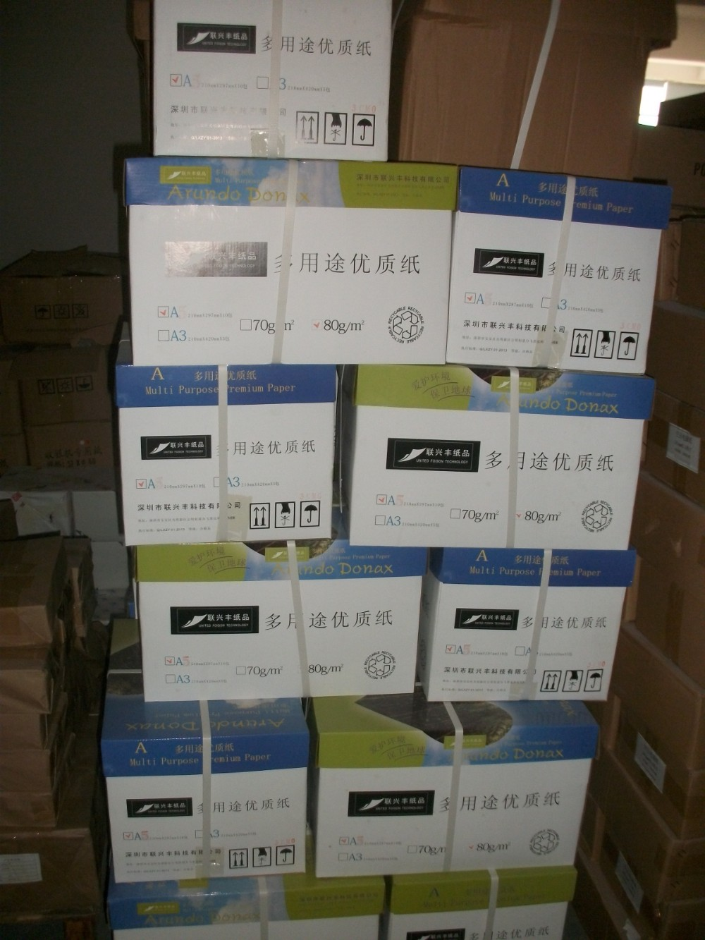 Papel de cópia de impressão de computador de tamanho A4 de qualidade premium