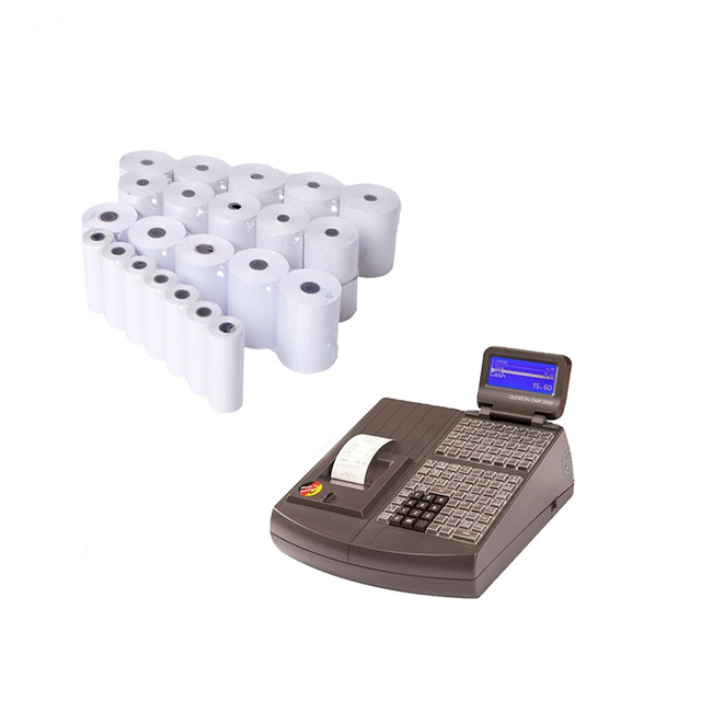 Preço de atacado 60g 70g 57*50mm 80*80mm Rolo de papel térmico Rolos de recibo de dinheiro térmico
